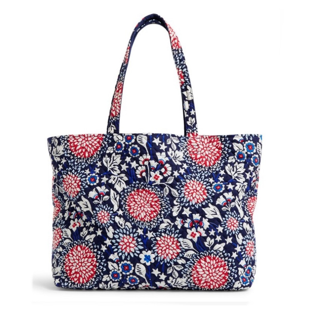 Vera Bradley NWT Red/White/Blue Floral Tote